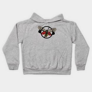 Spotted Lantern Fly Target Kids Hoodie